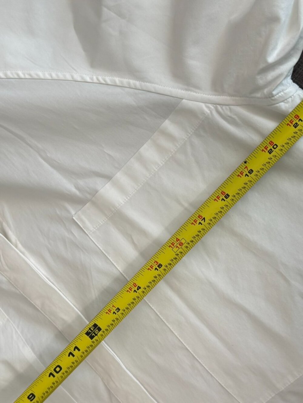 LIKE NEW Jonathan Simkhai Crissy White Mini Shirt Dress, Size L - Picture 5 of 11